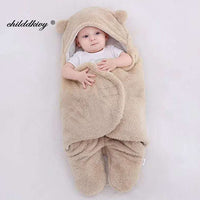 Soft Newborn Baby Wrap Blankets Baby Sleeping Bag Envelope For Newborn Sleepsack 100% Cotton thicken Cocoon for baby 0-9 Months