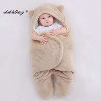 Soft Newborn Baby Wrap Blankets Baby Sleeping Bag Envelope For Newborn Sleepsack 100% Cotton thicken Cocoon for baby 0-9 Months