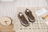 AIYUQI Ladies Sneakers Spring Shoes New Genuine Leather Casual Women Shoes Large Size 42 43 Fashion Flat Girl Student Shoes