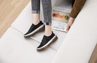 AIYUQI Ladies Sneakers Spring Shoes New Genuine Leather Casual Women Shoes Large Size 42 43 Fashion Flat Girl Student Shoes