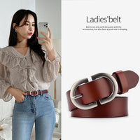Belt For Women Pin Buckle Metal Adjustable High Quality Waistband Jeans Girl Fashion Luxury Lady Girdle Designer Trend Belts New
