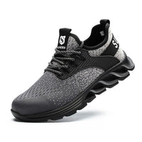 Safety Shoes Men Women Steel Toe Boots Indestructible Work Shoes Lightweight Breathable Composite Toe Men EUR Size 37-48