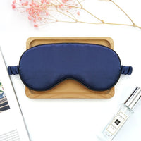 Women Imitated Silk Sleep Eye Mask Portable Travel Eyepatch Nap Eye Patch Rest Blindfold Eye Cover Sleeping Mask Night Eyeshade