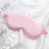 Women Imitated Silk Sleep Eye Mask Portable Travel Eyepatch Nap Eye Patch Rest Blindfold Eye Cover Sleeping Mask Night Eyeshade