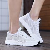 New Mesh Women Sneakers Breathable Flat Shoes Women Lightweight Sports Shoes Non-slip Running Footwear Zapatillas Mujer Casual