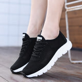 New Mesh Women Sneakers Breathable Flat Shoes Women Lightweight Sports Shoes Non-slip Running Footwear Zapatillas Mujer Casual