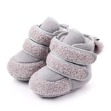 Winter Warm Toddler Boots First Walkers Newborn Baby Girls Boys Velcro Shoes Soft Sole Fur Anti-slip