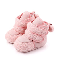 Winter Warm Toddler Boots First Walkers Newborn Baby Girls Boys Velcro Shoes Soft Sole Fur Anti-slip