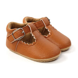 Soft Leather Baby Moccasins Shoes Newborn Rubber Sole First Walkers Floral Border Toddler Shoes Infant Girls Anti-slip Prewalker