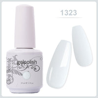Clou Beaute Gel Nail Polish 15ml Base Foundation and No Wipe Top Coat Transparent Primer Soak off Lacquer Rose Gold Varnish