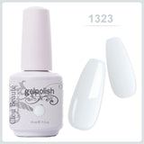 Clou Beaute Gel Nail Polish 15ml Base Foundation and No Wipe Top Coat Transparent Primer Soak off Lacquer Rose Gold Varnish