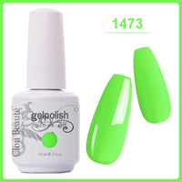 Clou Beaute Gel Nail Polish 15ml Base Foundation and No Wipe Top Coat Transparent Primer Soak off Lacquer Rose Gold Varnish