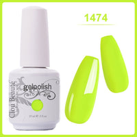 Clou Beaute Gel Nail Polish 15ml Base Foundation and No Wipe Top Coat Transparent Primer Soak off Lacquer Rose Gold Varnish