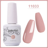 Clou Beaute Gel Nail Polish 15ml Base Foundation and No Wipe Top Coat Transparent Primer Soak off Lacquer Rose Gold Varnish