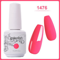 Clou Beaute Gel Nail Polish 15ml Base Foundation and No Wipe Top Coat Transparent Primer Soak off Lacquer Rose Gold Varnish