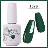 Clou Beaute Gel Nail Polish 15ml Base Foundation and No Wipe Top Coat Transparent Primer Soak off Lacquer Rose Gold Varnish