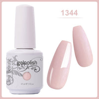 Clou Beaute Gel Nail Polish 15ml Base Foundation and No Wipe Top Coat Transparent Primer Soak off Lacquer Rose Gold Varnish