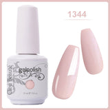 Clou Beaute Gel Nail Polish 15ml Base Foundation and No Wipe Top Coat Transparent Primer Soak off Lacquer Rose Gold Varnish