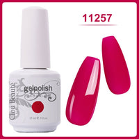 Clou Beaute Gel Nail Polish 15ml Base Foundation and No Wipe Top Coat Transparent Primer Soak off Lacquer Rose Gold Varnish