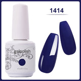 Clou Beaute Gel Nail Polish 15ml Base Foundation and No Wipe Top Coat Transparent Primer Soak off Lacquer Rose Gold Varnish