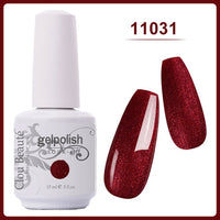 Clou Beaute Gel Nail Polish 15ml Base Foundation and No Wipe Top Coat Transparent Primer Soak off Lacquer Rose Gold Varnish