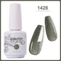 Clou Beaute Gel Nail Polish 15ml Base Foundation and No Wipe Top Coat Transparent Primer Soak off Lacquer Rose Gold Varnish