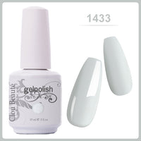 Clou Beaute Gel Nail Polish 15ml Base Foundation and No Wipe Top Coat Transparent Primer Soak off Lacquer Rose Gold Varnish