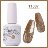Clou Beaute Gel Nail Polish 15ml Base Foundation and No Wipe Top Coat Transparent Primer Soak off Lacquer Rose Gold Varnish