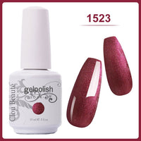 Clou Beaute Gel Nail Polish 15ml Base Foundation and No Wipe Top Coat Transparent Primer Soak off Lacquer Rose Gold Varnish