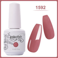 Clou Beaute Gel Nail Polish 15ml Base Foundation and No Wipe Top Coat Transparent Primer Soak off Lacquer Rose Gold Varnish