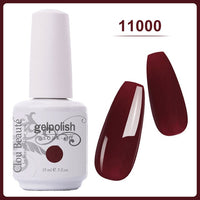 Clou Beaute Gel Nail Polish 15ml Base Foundation and No Wipe Top Coat Transparent Primer Soak off Lacquer Rose Gold Varnish