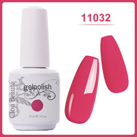 Clou Beaute Gel Nail Polish 15ml Base Foundation and No Wipe Top Coat Transparent Primer Soak off Lacquer Rose Gold Varnish
