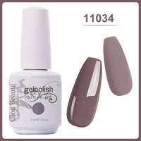 Clou Beaute Gel Nail Polish 15ml Base Foundation and No Wipe Top Coat Transparent Primer Soak off Lacquer Rose Gold Varnish
