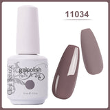 Clou Beaute Gel Nail Polish 15ml Base Foundation and No Wipe Top Coat Transparent Primer Soak off Lacquer Rose Gold Varnish