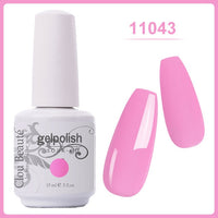 Clou Beaute Gel Nail Polish 15ml Base Foundation and No Wipe Top Coat Transparent Primer Soak off Lacquer Rose Gold Varnish