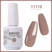 Clou Beaute Gel Nail Polish 15ml Base Foundation and No Wipe Top Coat Transparent Primer Soak off Lacquer Rose Gold Varnish