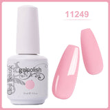 Clou Beaute Gel Nail Polish 15ml Base Foundation and No Wipe Top Coat Transparent Primer Soak off Lacquer Rose Gold Varnish