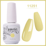 Clou Beaute Gel Nail Polish 15ml Base Foundation and No Wipe Top Coat Transparent Primer Soak off Lacquer Rose Gold Varnish