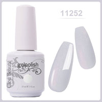 Clou Beaute Gel Nail Polish 15ml Base Foundation and No Wipe Top Coat Transparent Primer Soak off Lacquer Rose Gold Varnish