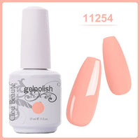 Clou Beaute Gel Nail Polish 15ml Base Foundation and No Wipe Top Coat Transparent Primer Soak off Lacquer Rose Gold Varnish