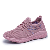 Women's Sneakers Air Mesh Woman Autumn Shoes Lace up Walking Spring Tennis Female Knitting Breathable Ladies Vulcanized Shoes