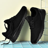 Men's Sneakers Casual Shoes New Breathable Mesh Black Men Shoes Spring High Quality Tenis Shoes Big Size Zapatillas Hombre