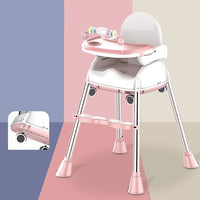 Portable Folding Baby Dining High Chair/Trona Bebé Children Feeding Chair Toddler Booster Seat  Kids Food Eating Chair Baby Seat