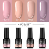 NAILWIND Manicure Gel Set 6Pcs/Kit 8ml Hybrid Semi Permanent UV LED Base Top Coat Nail Gel For Nail Art Gel Nail Polish Set