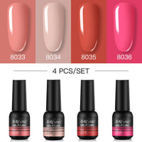 NAILWIND Manicure Gel Set 6Pcs/Kit 8ml Hybrid Semi Permanent UV LED Base Top Coat Nail Gel For Nail Art Gel Nail Polish Set