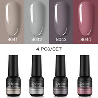 NAILWIND Manicure Gel Set 6Pcs/Kit 8ml Hybrid Semi Permanent UV LED Base Top Coat Nail Gel For Nail Art Gel Nail Polish Set