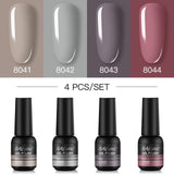 NAILWIND Manicure Gel Set 6Pcs/Kit 8ml Hybrid Semi Permanent UV LED Base Top Coat Nail Gel For Nail Art Gel Nail Polish Set