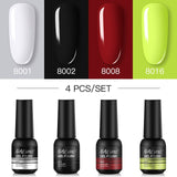 NAILWIND Manicure Gel Set 6Pcs/Kit 8ml Hybrid Semi Permanent UV LED Base Top Coat Nail Gel For Nail Art Gel Nail Polish Set
