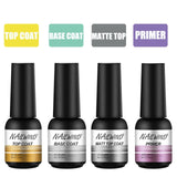 NAILWIND Manicure Gel Set 6Pcs/Kit 8ml Hybrid Semi Permanent UV LED Base Top Coat Nail Gel For Nail Art Gel Nail Polish Set