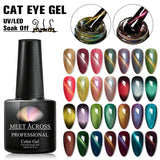 Magnet Cat Eye Gel Nail Polish 3D Effect UV Gel Nail polish Soak off 33 Colors Chameleon Magnetic Gel Varnishes Manicure Lacquer